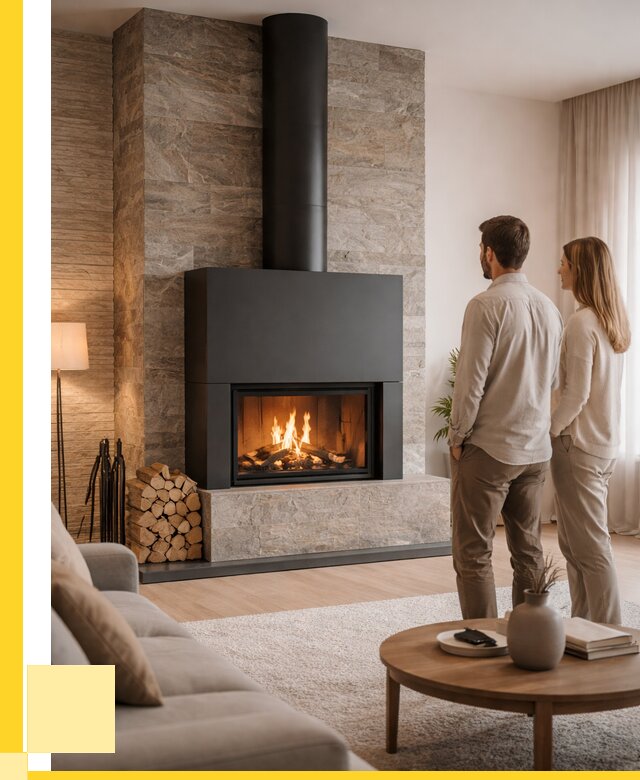 Закрытые камины под ключ в Колпине от 123780 р., ЭриданКлп