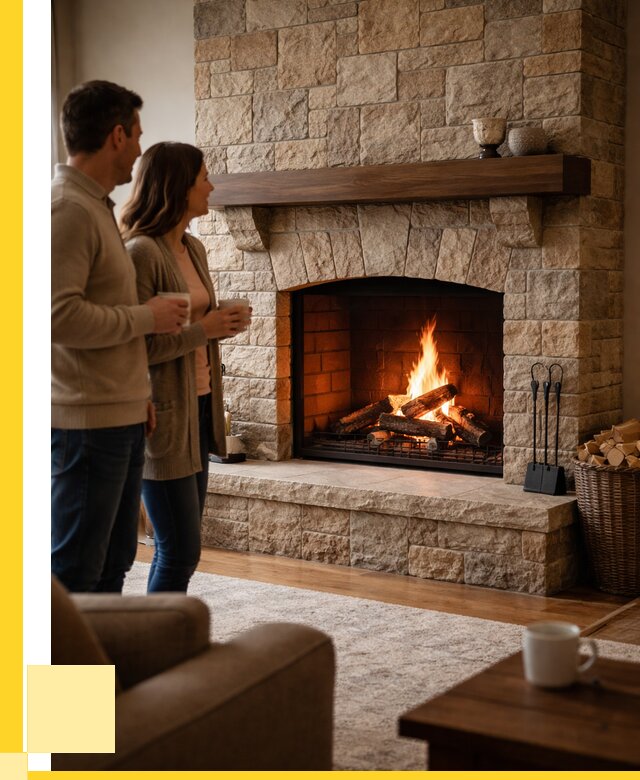 Каменные камины на заказ в Колпине от 185670 р. | ЭриданКлп