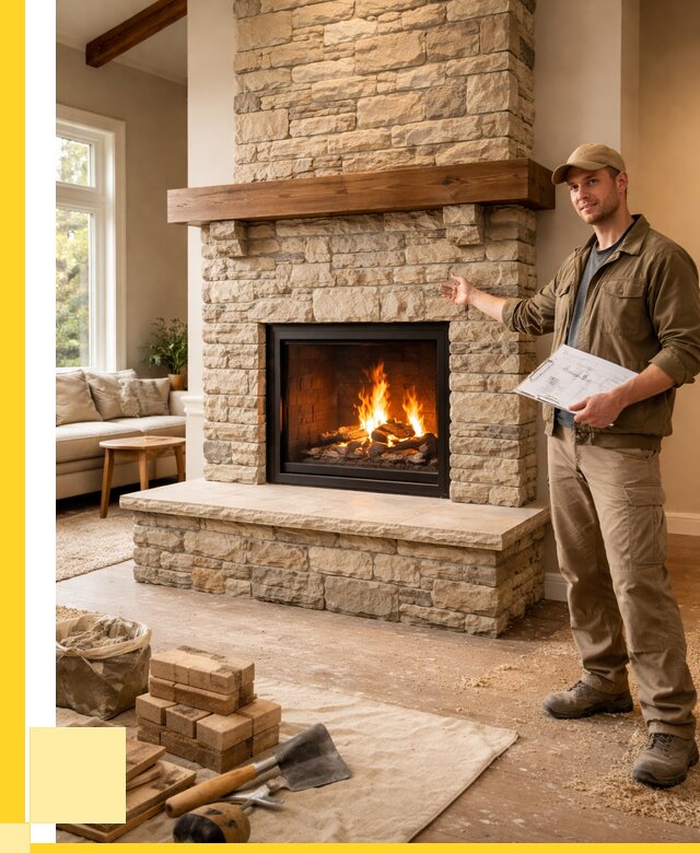 Камины под ключ в Колпине от 185670 р. | ЭриданКлп — установка