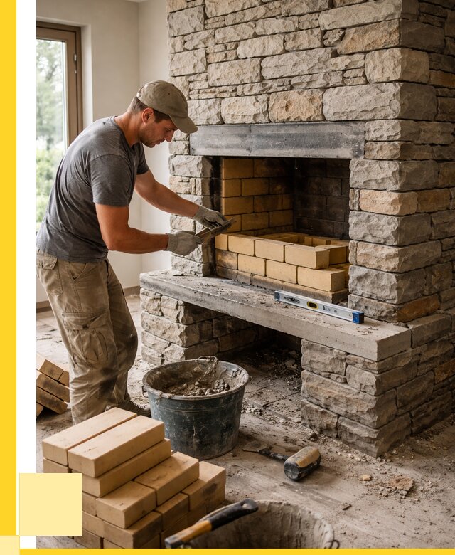 Кладка каминов и камина в Колпине от 25788 р. ЭриданКлп