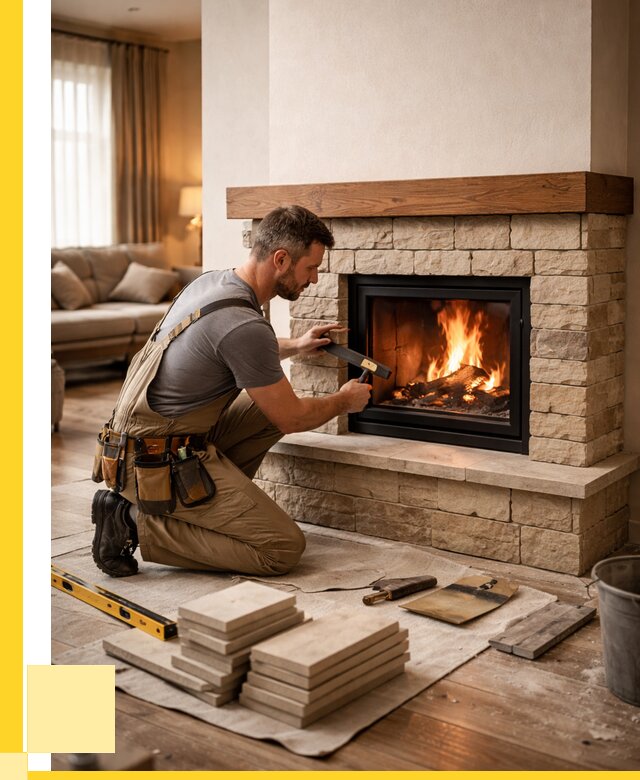 Строительство каминов в Колпине от 154725 р., ЭриданКлп - под ключ