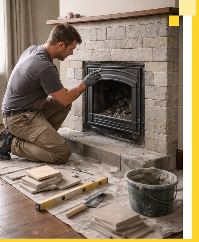 Профессиональный ремонт каминов в Колпине восстановление и сервис