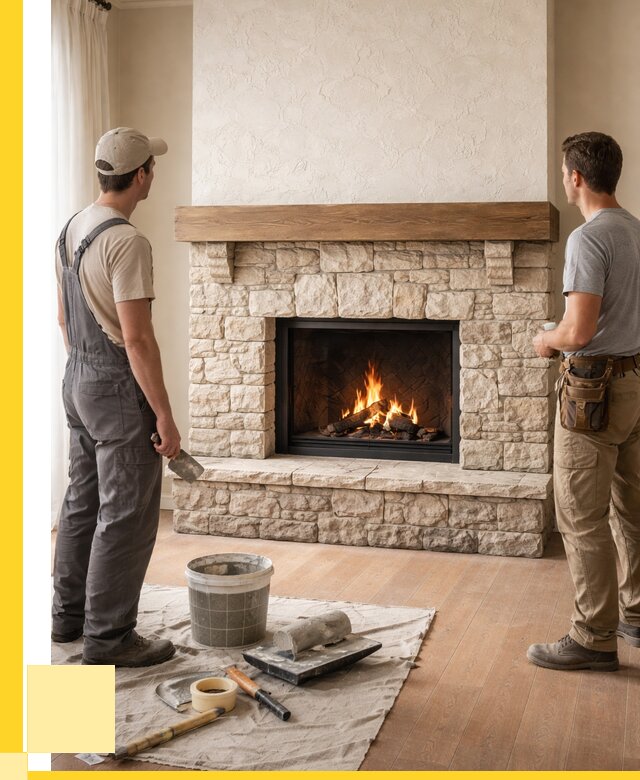 Отделка каминов в Колпине от 6705 р. под ключ | ЭриданКлп