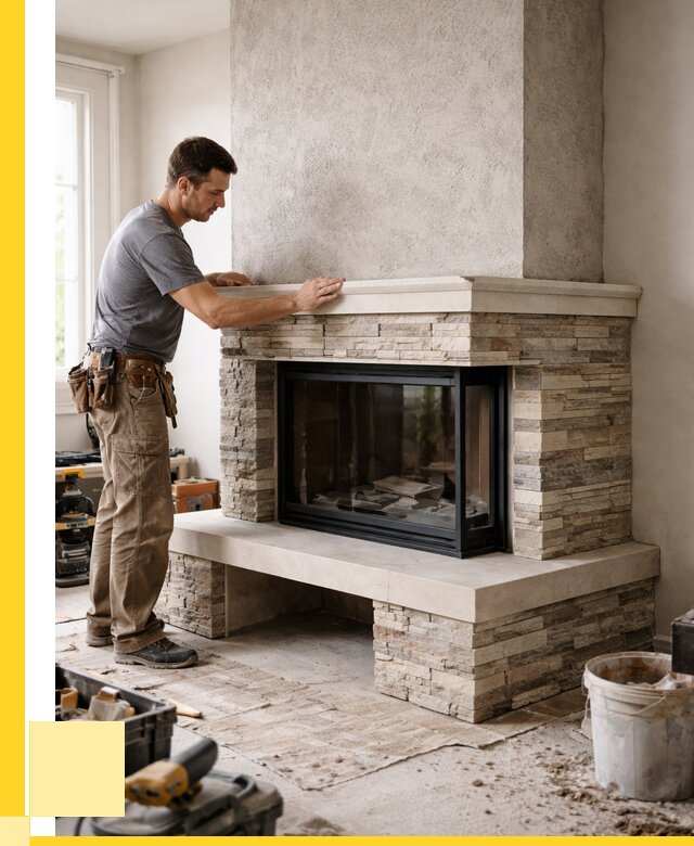 Изготовление каминов под ключ в Колпине от 154725 р. | ЭриданКлп