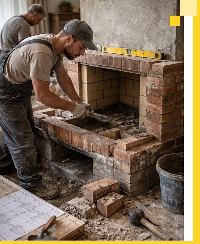 Изготовление и установка каминопечей под ключ в Колпине