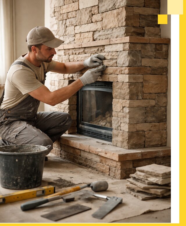 Проектирование и установка печей-каминов под ключ в Колпине