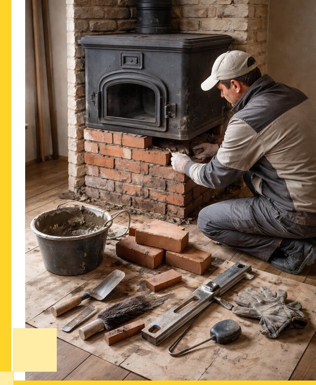 Ремонт печей в Колпине от 12378 р., услуги печника ЭриданКлп