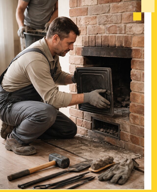 Ремонт печей в Колпине с гарантией качества и безопасности