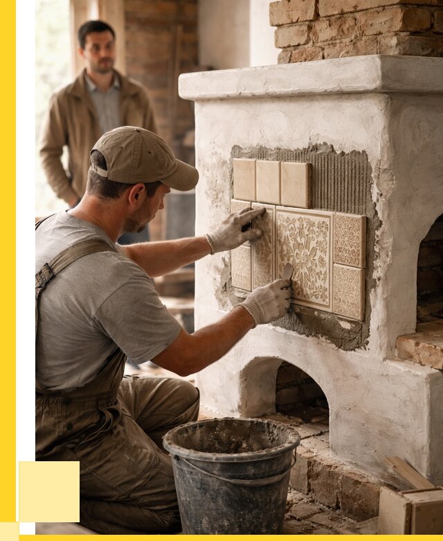 Отделка печей и банных печей в Колпине от 36103 р. | ЭриданКлп