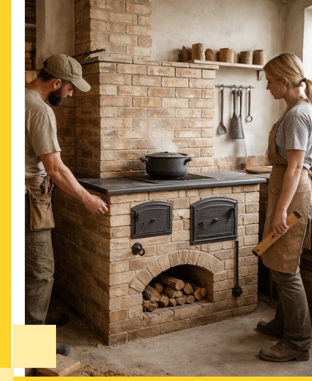 Варочно отопительные печи в Колпине от 92835 р. | ЭриданКлп