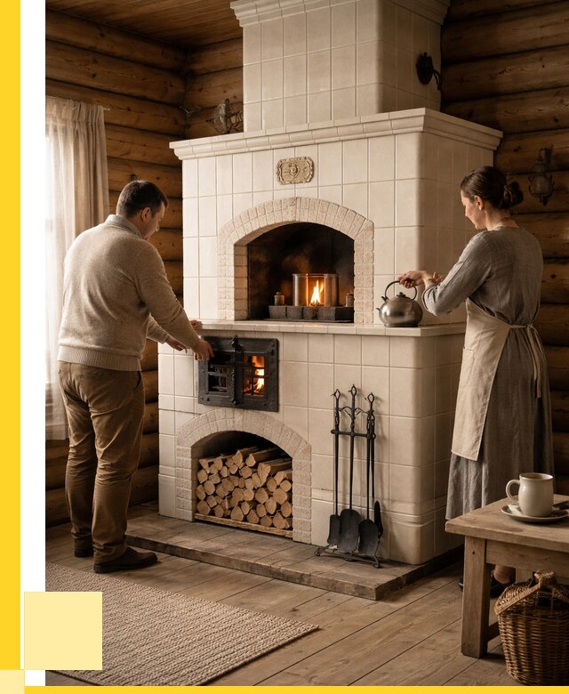 Русские печи в Колпине: установка от 154725 р. ЭриданКлп