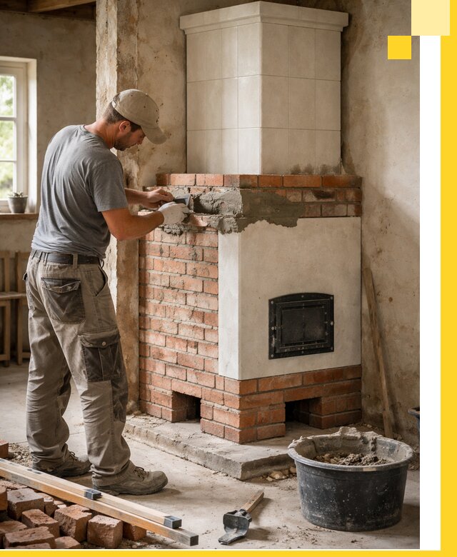 Изготовление и установка печей-голландок под ключ в Колпине