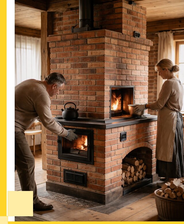 Печи для загородного дома под ключ в Колпине от 82520 р. | ЭриданКлп