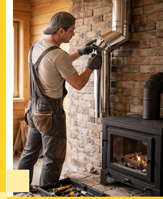 Монтаж дымоходов для печей в Колпине от 7736 р. | ЭриданКлп
