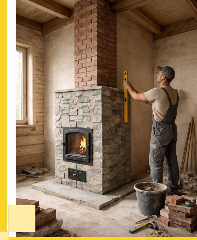 Печи и дымоходы под ключ в Колпине от 46418 р., ЭриданКлп