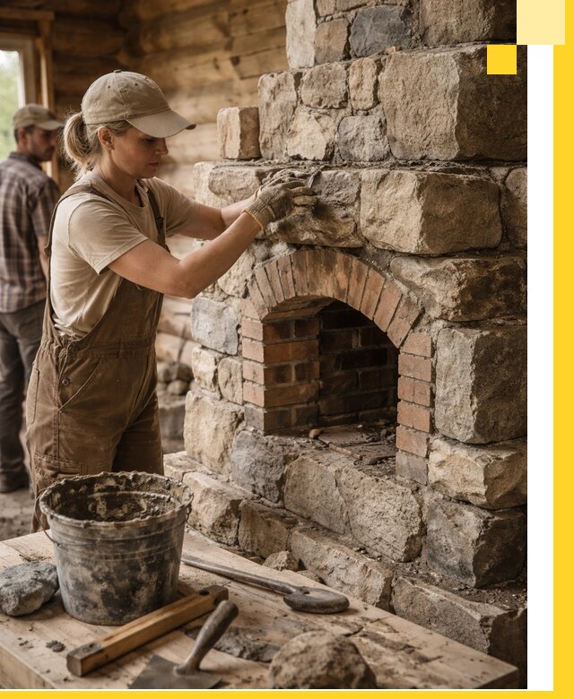 Каменные печи на заказ и монтаж в Колпине, долговечные решения