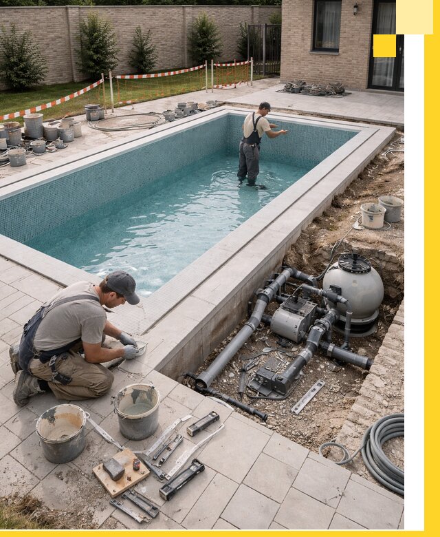 Строительство бассейнов под ключ в Колпине: проекты и монтаж