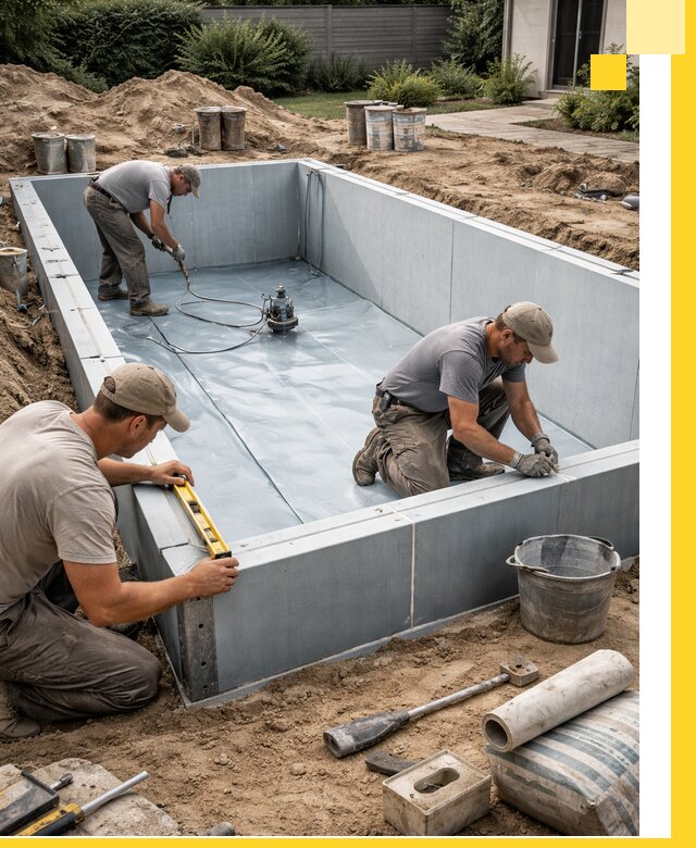 Профессиональный монтаж бассейнов под ключ в Колпине с гарантией