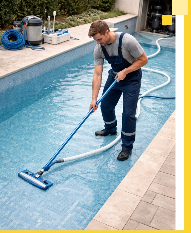 Профессиональная чистка бассейнов и фильтров в Колпине под ключ