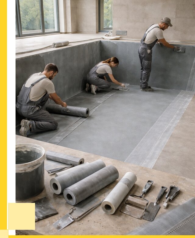 Гидроизоляция бассейнов в Колпине от 2063 р., ЭриданКлп