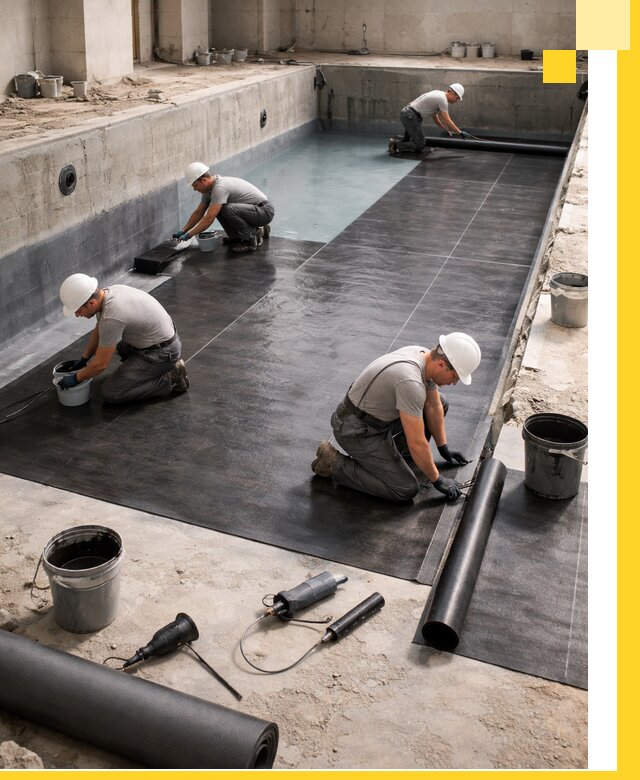 Профессиональная гидроизоляция бассейнов и чаш в Колпине под ключ