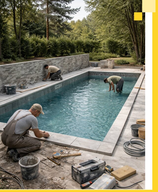 Проектирование и строительство частных бассейнов в Колпине