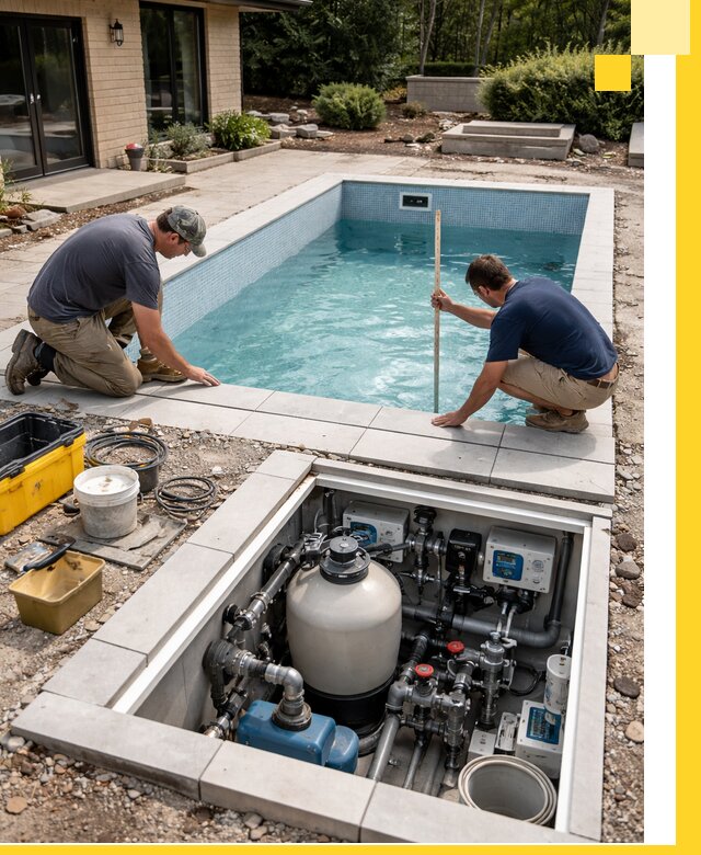 Строительство качественных домашних бассейнов под ключ в Колпине