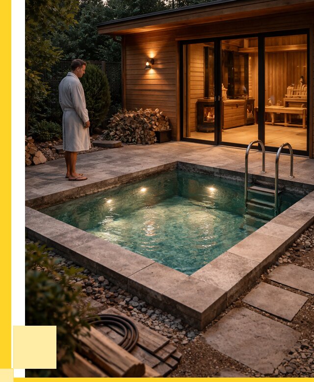 Бани с бассейном под ключ в Колпине от 97993 р. | ЭриданКлп