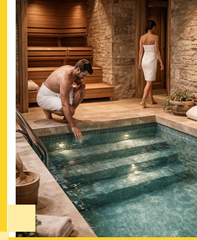 Сауна с бассейном под ключ в Колпине от 123780 р., ЭриданКлп