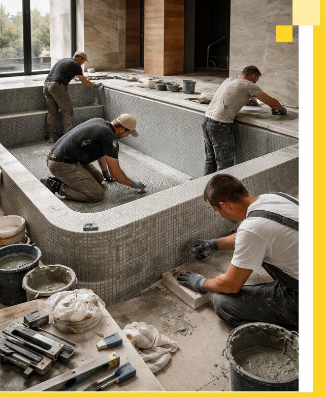 Строительство и установка СПА бассейнов под ключ в Колпине