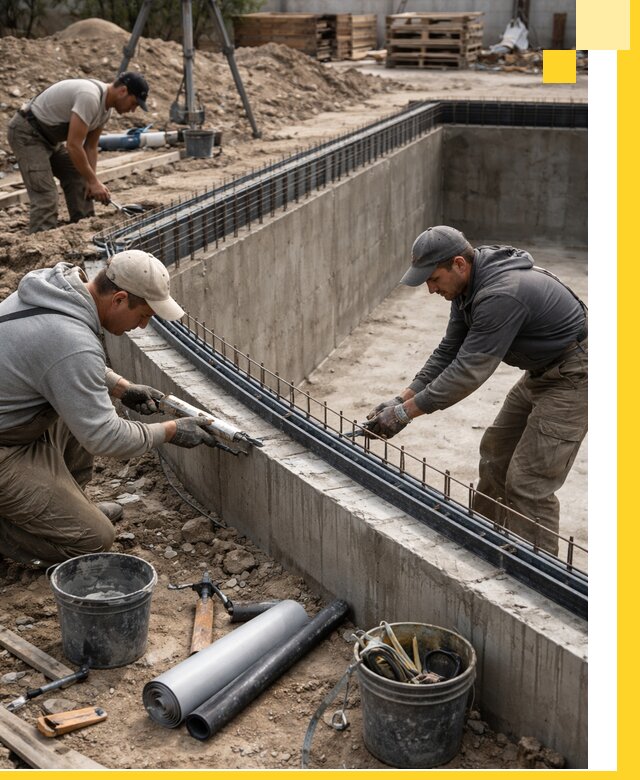 Качественный монтаж чаши бассейна в Колпине под ключ с гарантией