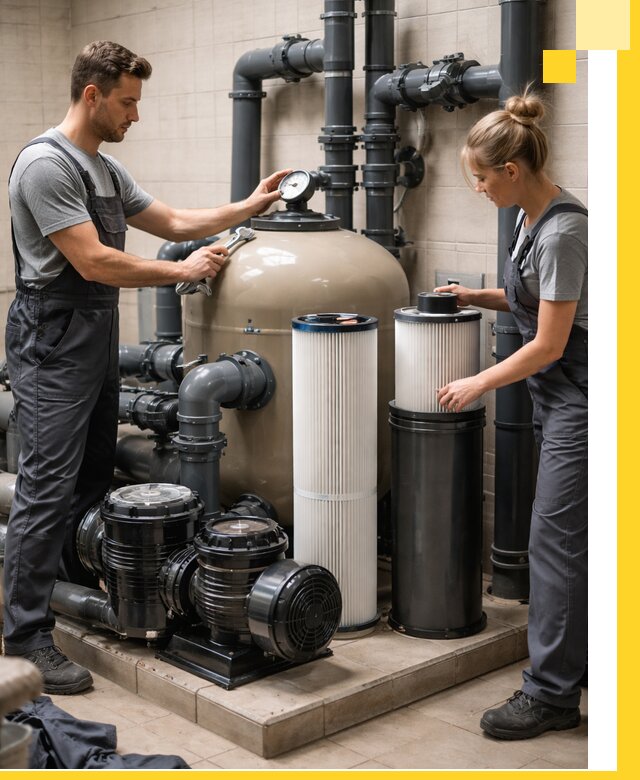 Фильтры и системы фильтрации для бассейнов в Колпине