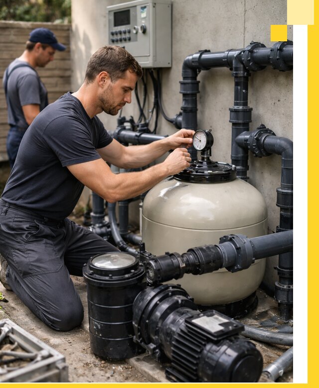 Поставка и монтаж фильтровального оборудования для бассейнов в Колпине