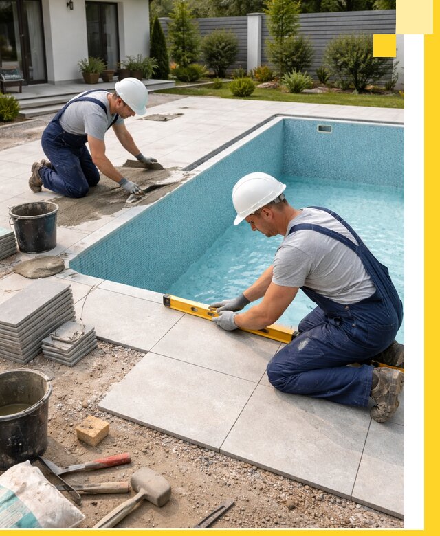 Строительство и монтаж плавательных бассейнов под ключ в Колпине