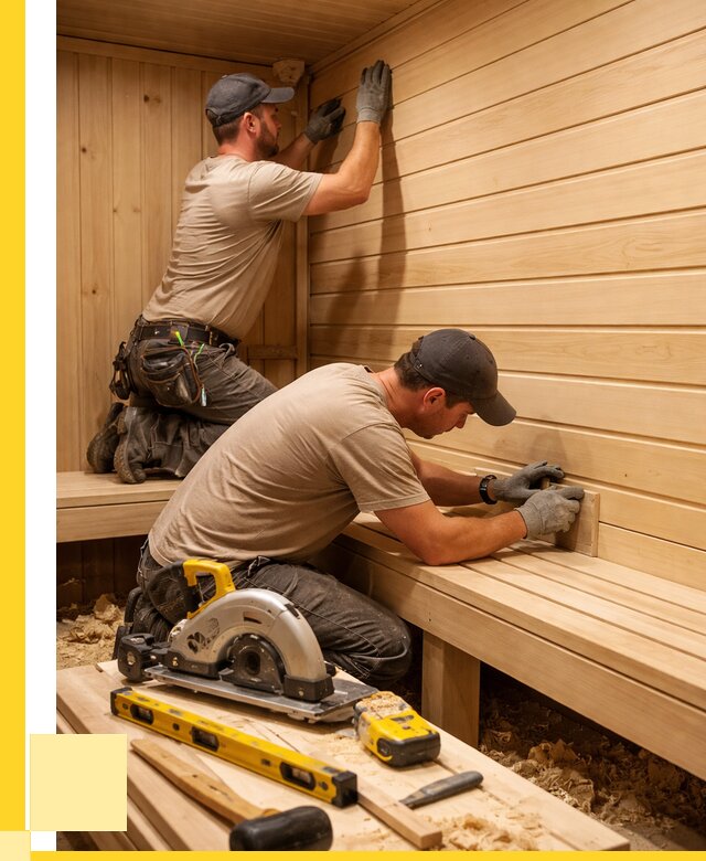 Обшивка саун вагонкой в Колпине от 2579 р. | ЭриданКлп