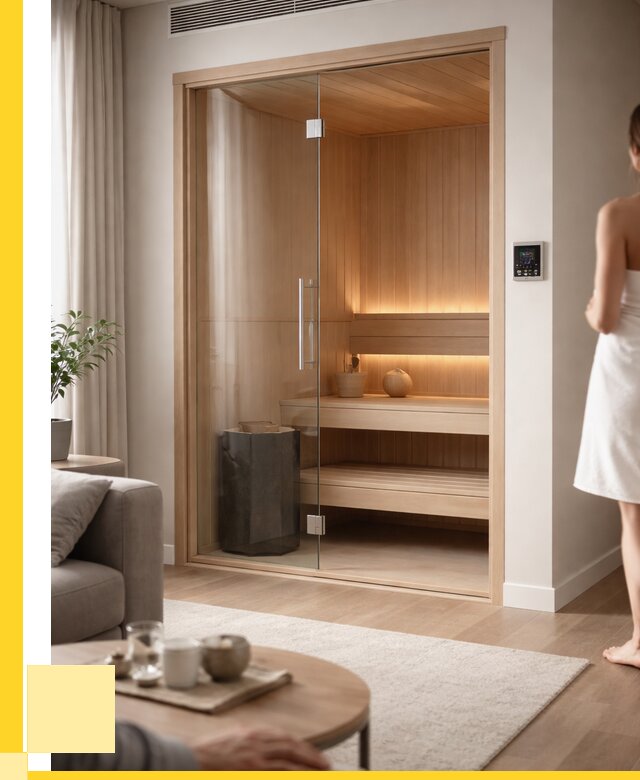 Сауна в квартире под ключ в Колпине от 123780 р. ЭриданКлп