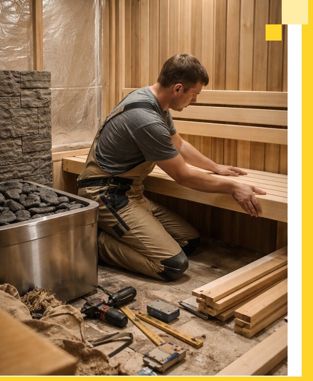 Сауны для дома под ключ с проектированием и монтажом в Колпине