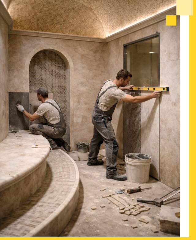 Проектирование и строительство саун с хамамом под ключ в Колпине