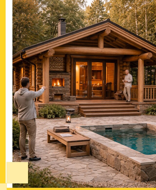 Проекты бань и хамам в Колпине от 25788 р. | ЭриданКлп