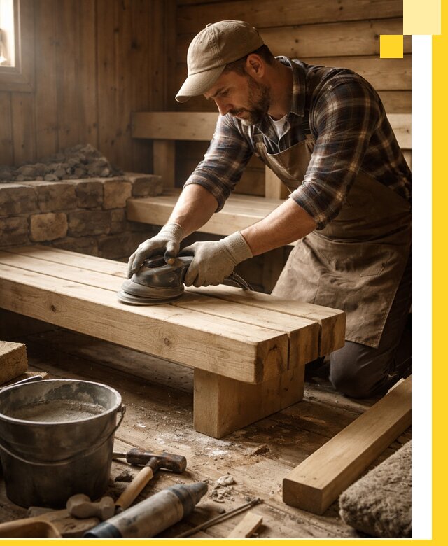 Ремонт бань под ключ в Колпине с гарантией качества и сроков