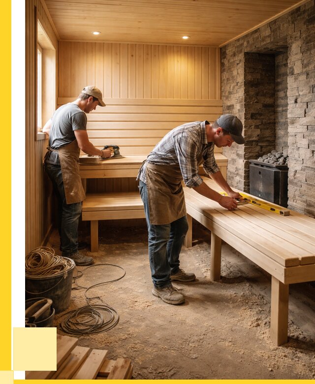 Отделка бани в Колпине: внутренняя отделка от 3095 р. | ЭриданКлп