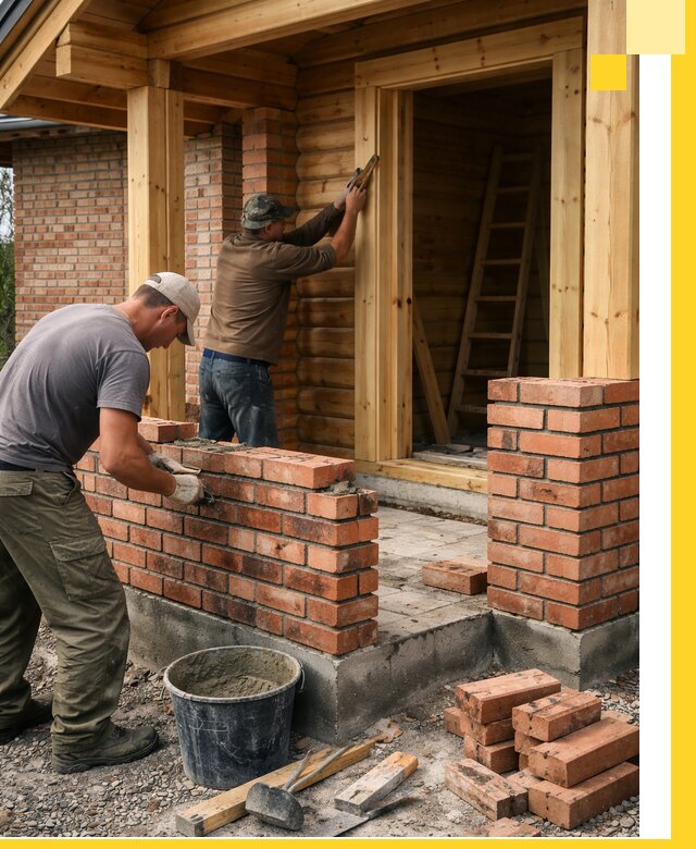 Строительство кирпичных бань под ключ в Колпине с гарантией качества