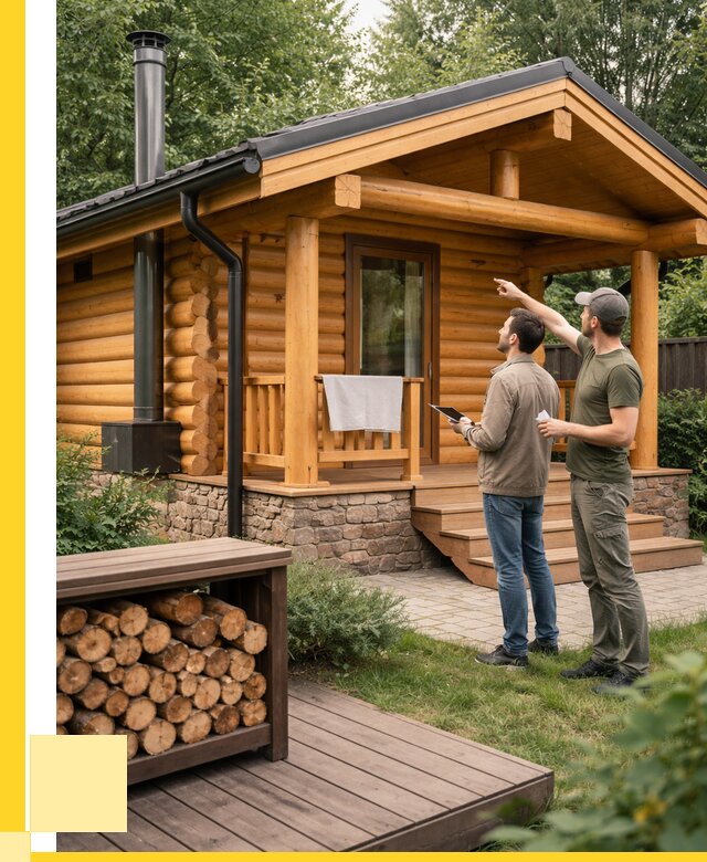 Бани для дачи под ключ в Колпине от 257875 р. | ЭриданКлп