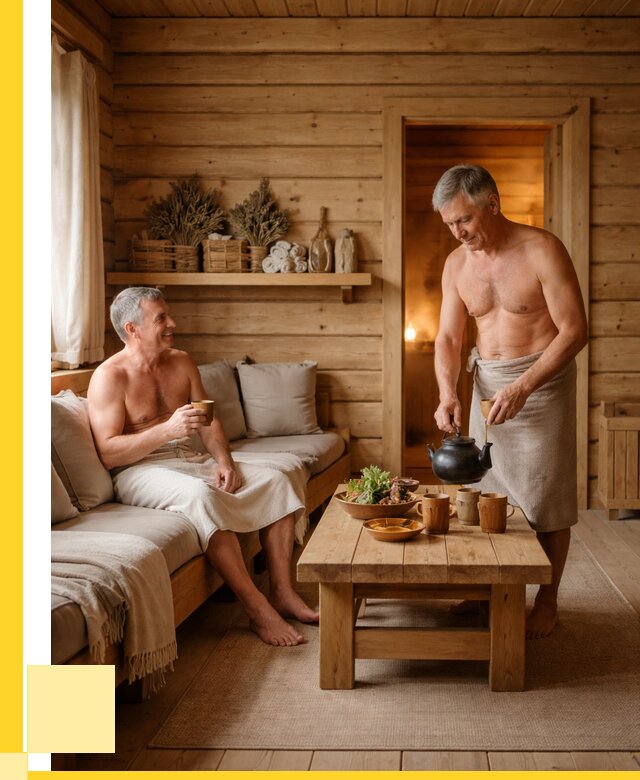 Бани с комнатой отдыха под ключ в Колпине от 464175 р. | ЭриданКлп