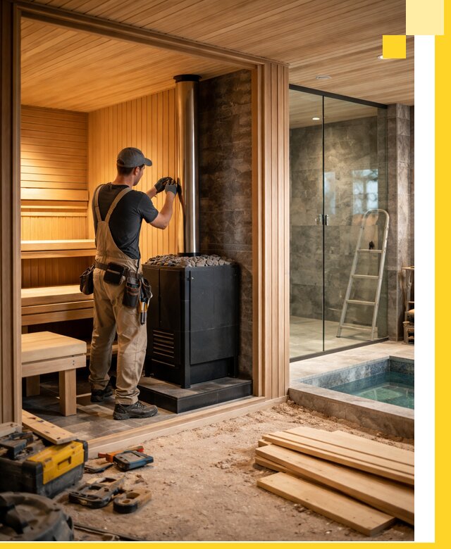 Полное строительство банных комплексов под ключ в Колпине