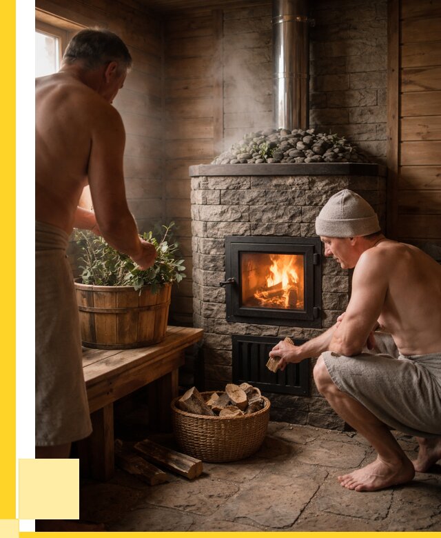 Банные печи под ключ в Колпине от 46418 р. | ЭриданКлп кирпичная