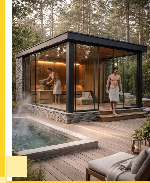 Стеклянные бани и двери в Колпине от 464175 р. | ЭриданКлп