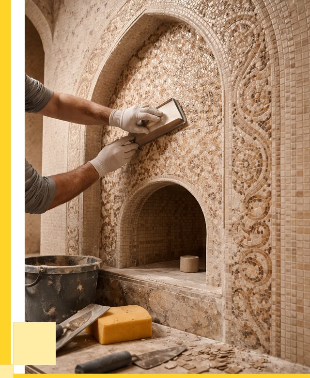 Мозаика для хамама в Колпине под ключ от 5158 р. | ЭриданКлп