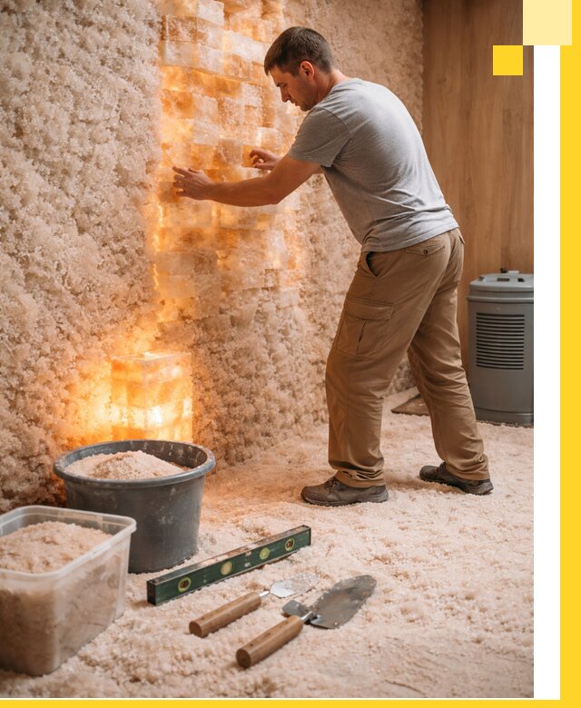 Проектирование и монтаж соляных комнат в Колпине под ключ